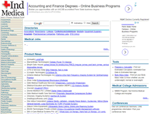 Tablet Screenshot of indmedica.com